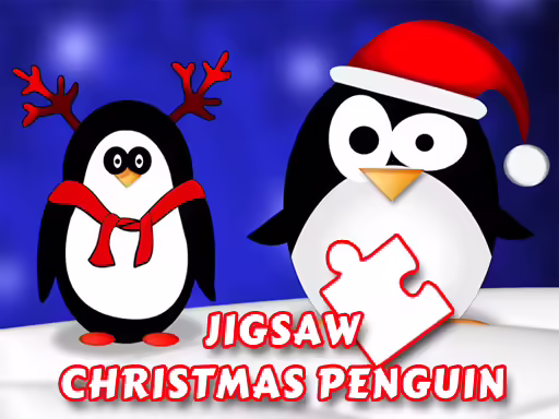Christmas Penguin Trencaclosques