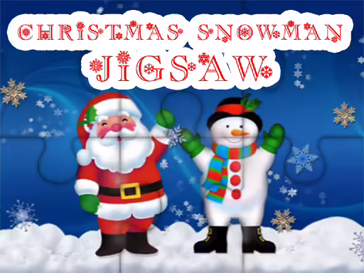 Christmas Snowman Jigsaw Puzzl