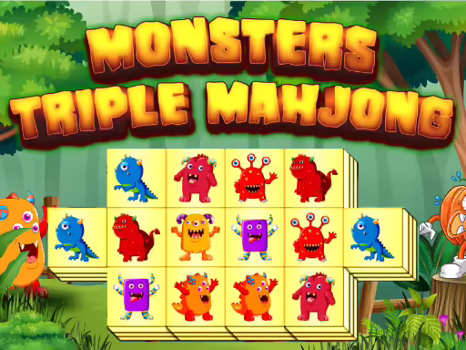 Monster Triple Mahjong