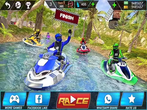 USA Bootsspiel Jet Ski Wasser