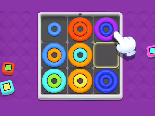 Neon Circles & Color Sort PUZZ