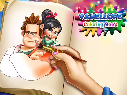 Vanellope Malbuch
