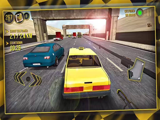 Stadttaxi-Autosimulator 2020