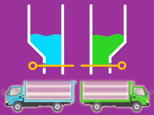 Camion dell'acqua a colori