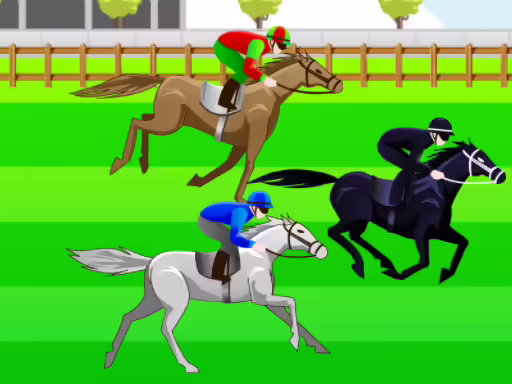 Corrida de cavalos 2D