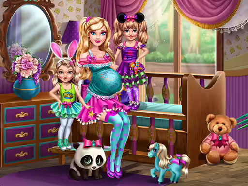 Barbie mit Zwillingen