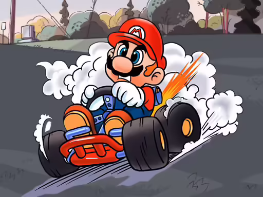 mario kart jigsaw