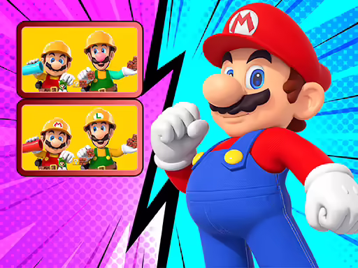 Super Mario Differences Trencaclosques