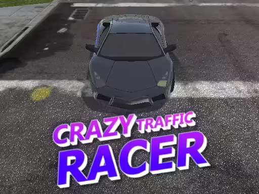 Verrückter Verkehrsrennfahrer