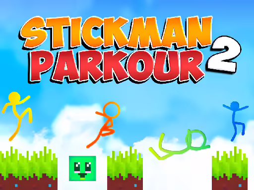 Stickman Parkour 2 - Lucky Blo