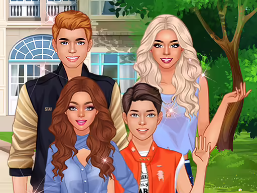 Superstar Family Dress Up Game