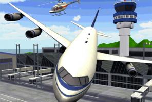 Flugzeugparkwahn 3D