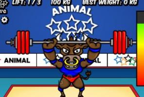 Tierolympiade - Gewichtheben