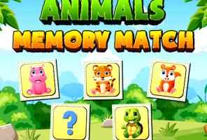 Jogos de memória de animais
