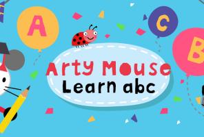 Arty Mouse impara l'ABC