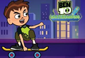 ben 10 skateboarding