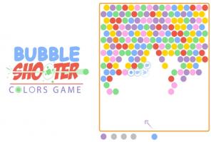 Kolorowa gra Bubble Shooter