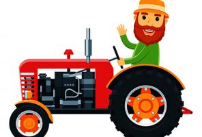 Мультяшные фермерские тракторы