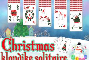 Weihnachts-Klondike-Solitaire