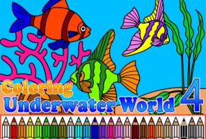 Coloring Underwater World abril