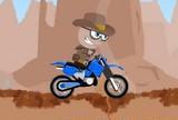 Motociclist cowboy