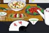 Decora la mesa de un restaurante chino