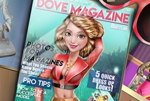 Dove Magazine Dolly aankleden