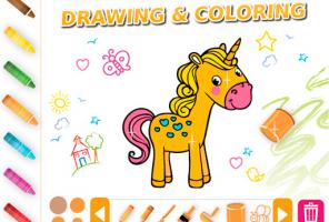 Debuxar e colorear animais