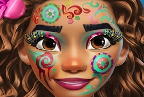 Exotisches Prinzessinnen-Make-up