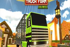 Caminhão de transporte de animais de fazenda