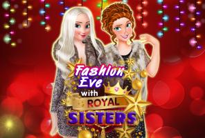 Vigilia di moda con le sorelle reali