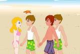 Flirtas paplūdimyje