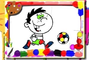 Timp de colorat fotbal