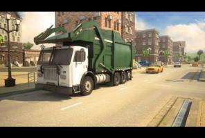 Simulatore della città del camion della spazzatura