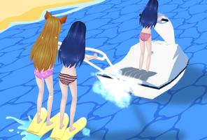 Kız Sörfçü 3D