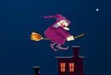 Halloween czarownice latające