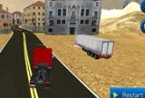 WebGL estrada Truck Driving