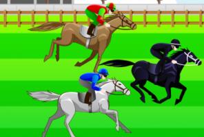 Hästkapplöpning 2D
