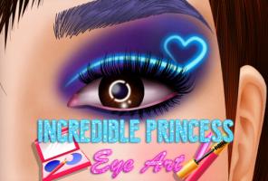 Arte incrível do olho da princesa