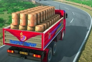 Indisk lastbilschaufför lastplikt