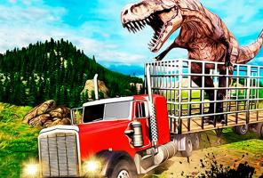 Camión de transporte Jurassic Dino