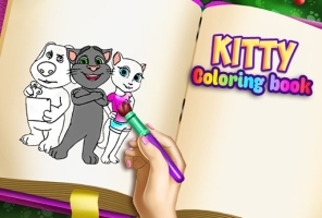 Livro para colorir de gatinhos