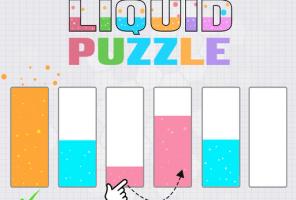 Puzzle liquido ordina il colore