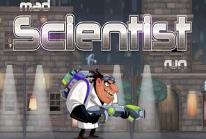 Verrückter Wissenschaftler laufen