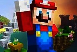 Minecraft Mario Yapboz