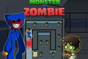 Monster versus zombie