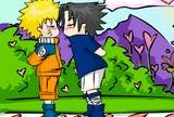 Naruto sasunaru jogo de beijar