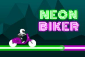 Neon cyklist