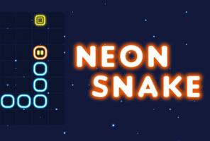 Gioco del serpente al neon