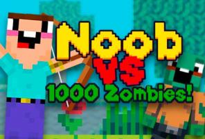 Noob vs 1000 zombie!